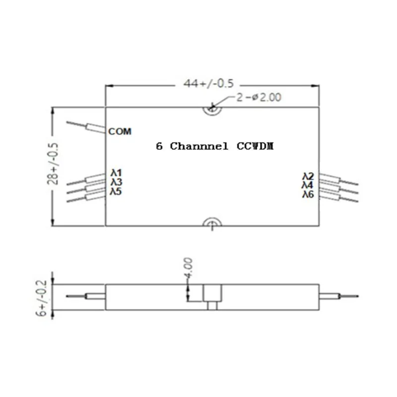 6 канали clincuck cwdm (ccwdm)